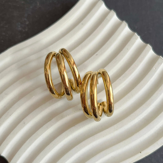 Triple Hoops Earrings
