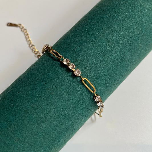 Iris Paperclip Bracelet