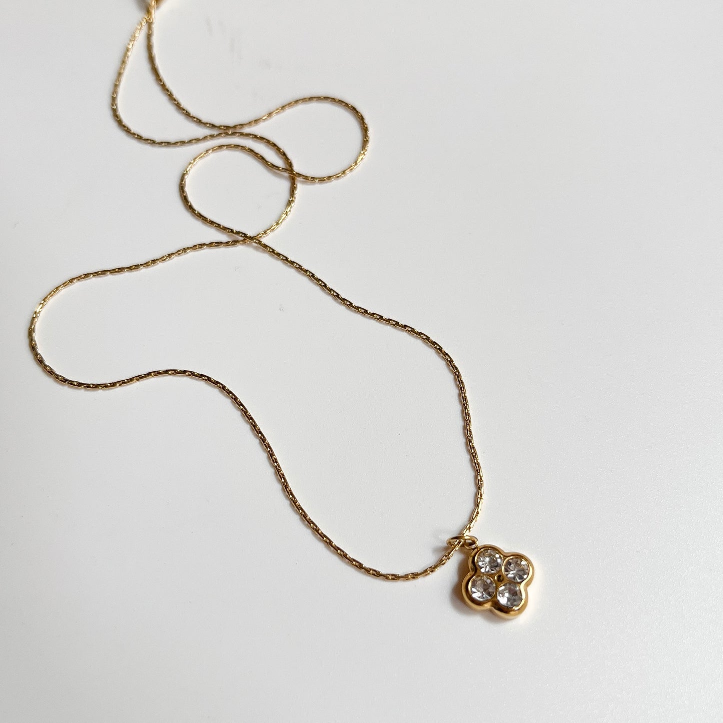 Gold Clover Necklace