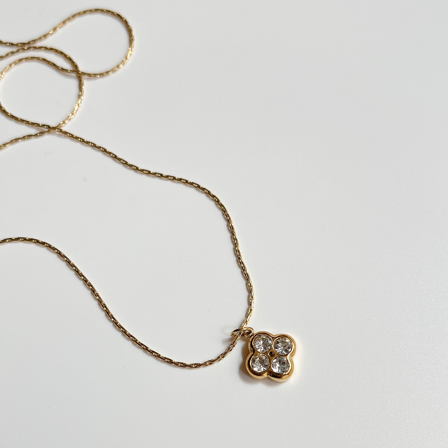 Gold Clover Necklace