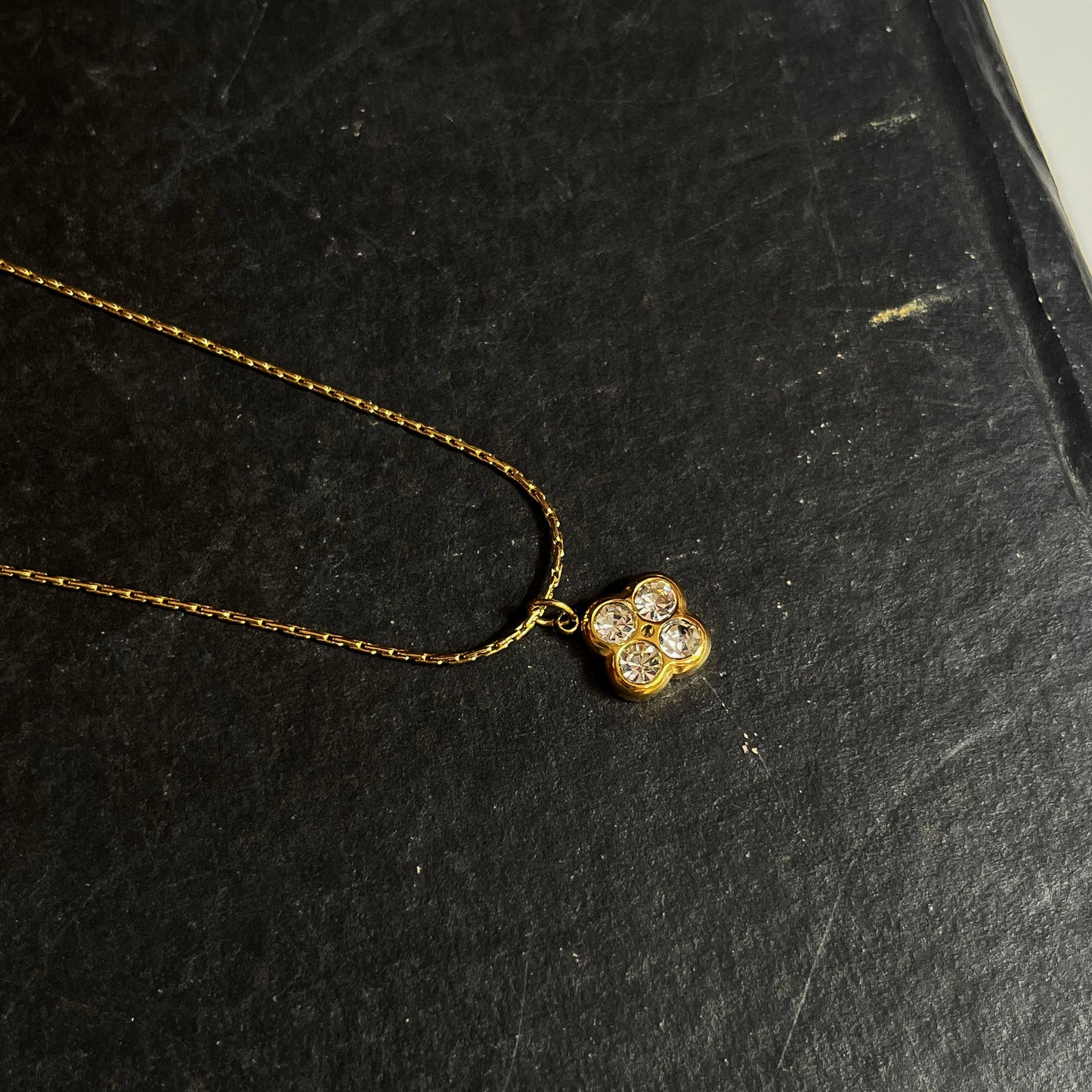Gold Clover Necklace