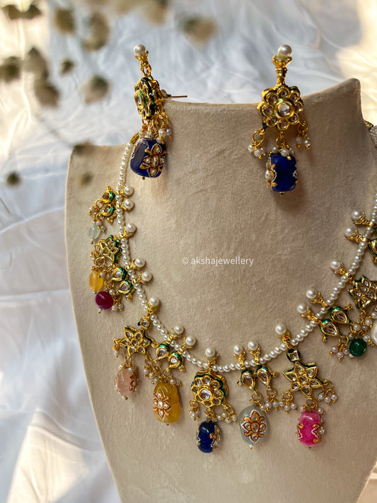 Nayantara Jaipuri Kundan Set