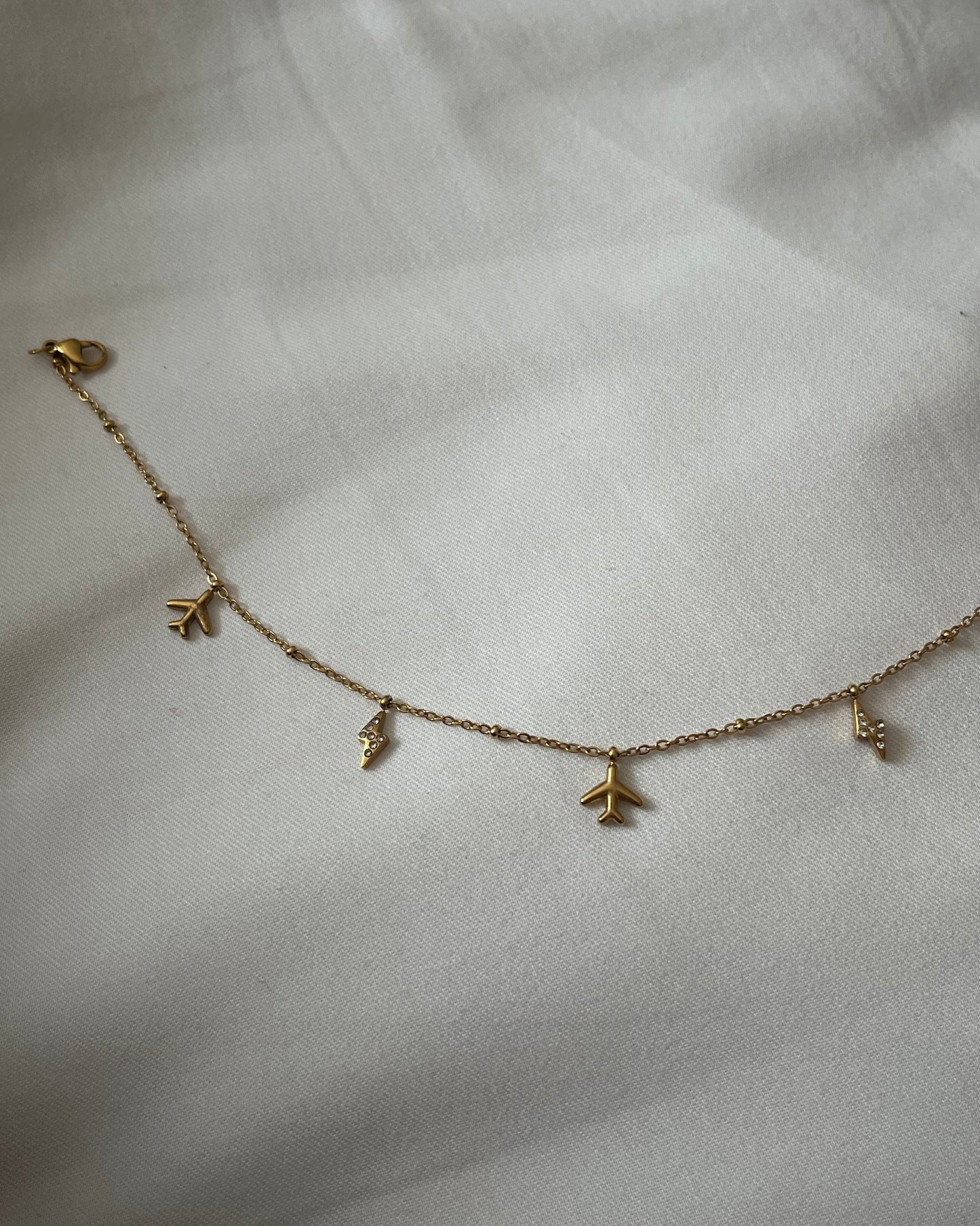 Lightning Bolt Anklet