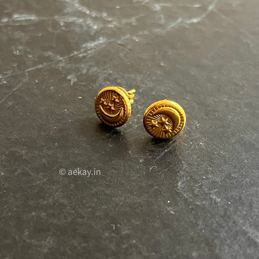 Star Moon Studs