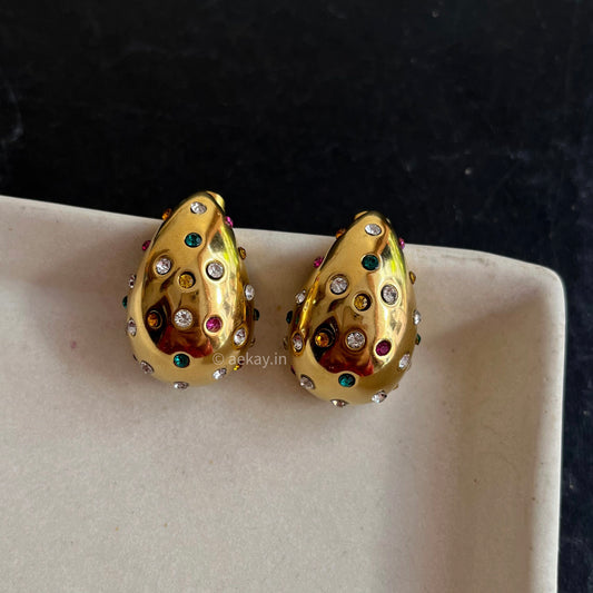 Studded Drop Earrings