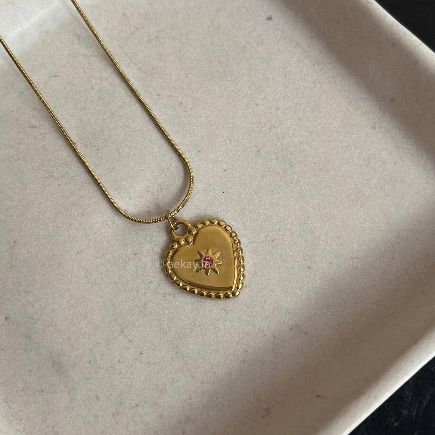 Vintage Heart Necklace