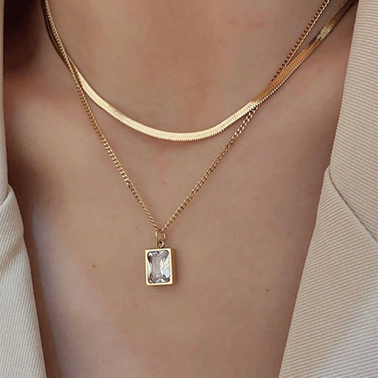 Iris Layered Necklace