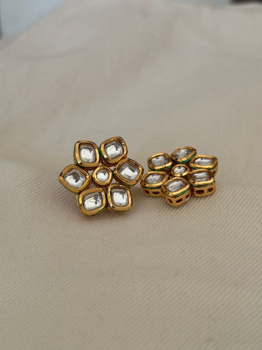 Pushpa Kundan Studs