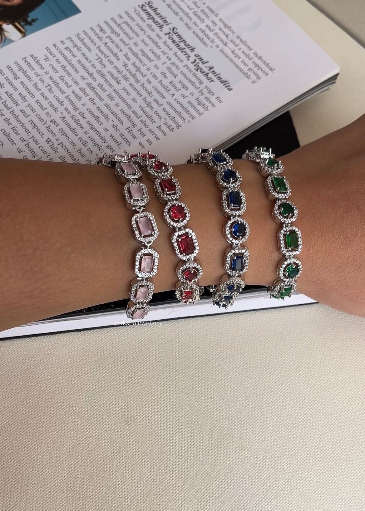 Tennis Stone Bracelet