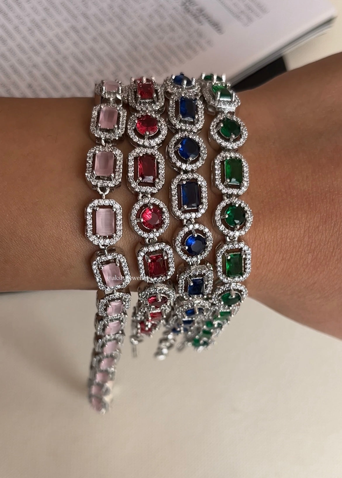 Tennis Stone Bracelet