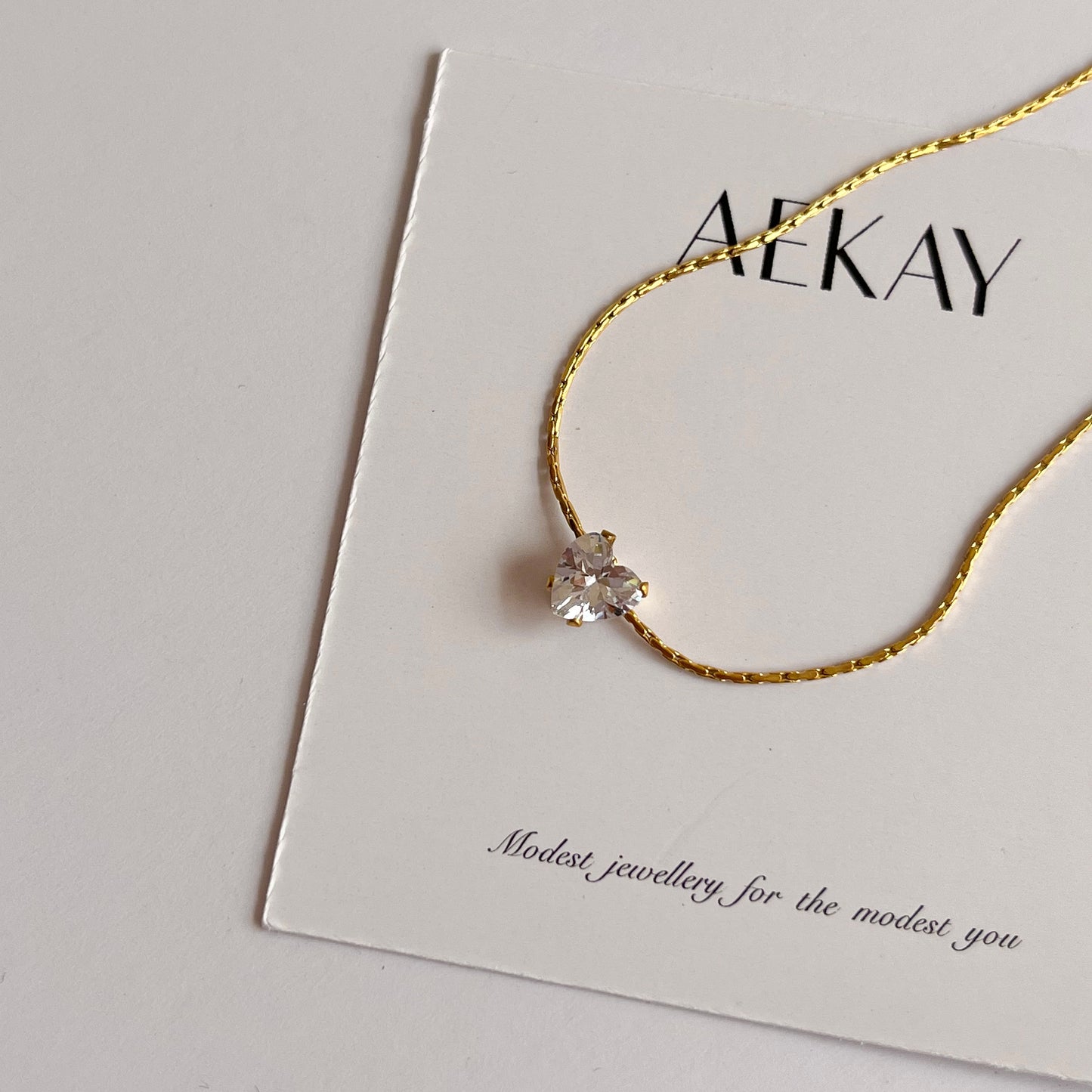Heart Drop Necklace