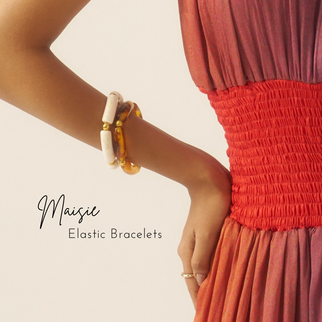 Maisie Acrylic Bracelet Stack