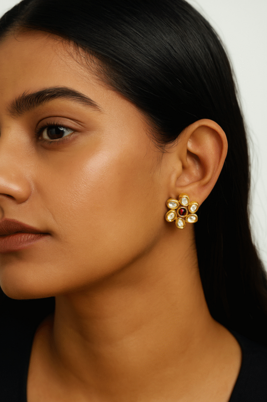 Nitya Kundan Studs