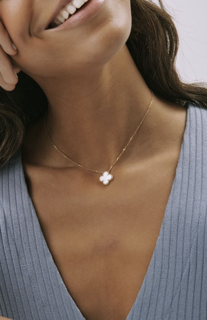Clover Reversible Necklace